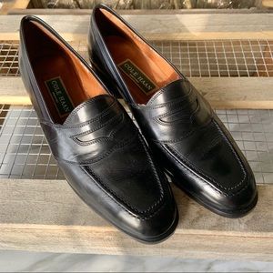 Cole Haan•LIKE NEW•Size 8.5 AA•Stilman Penny Loafers•Black Leather•Original Box